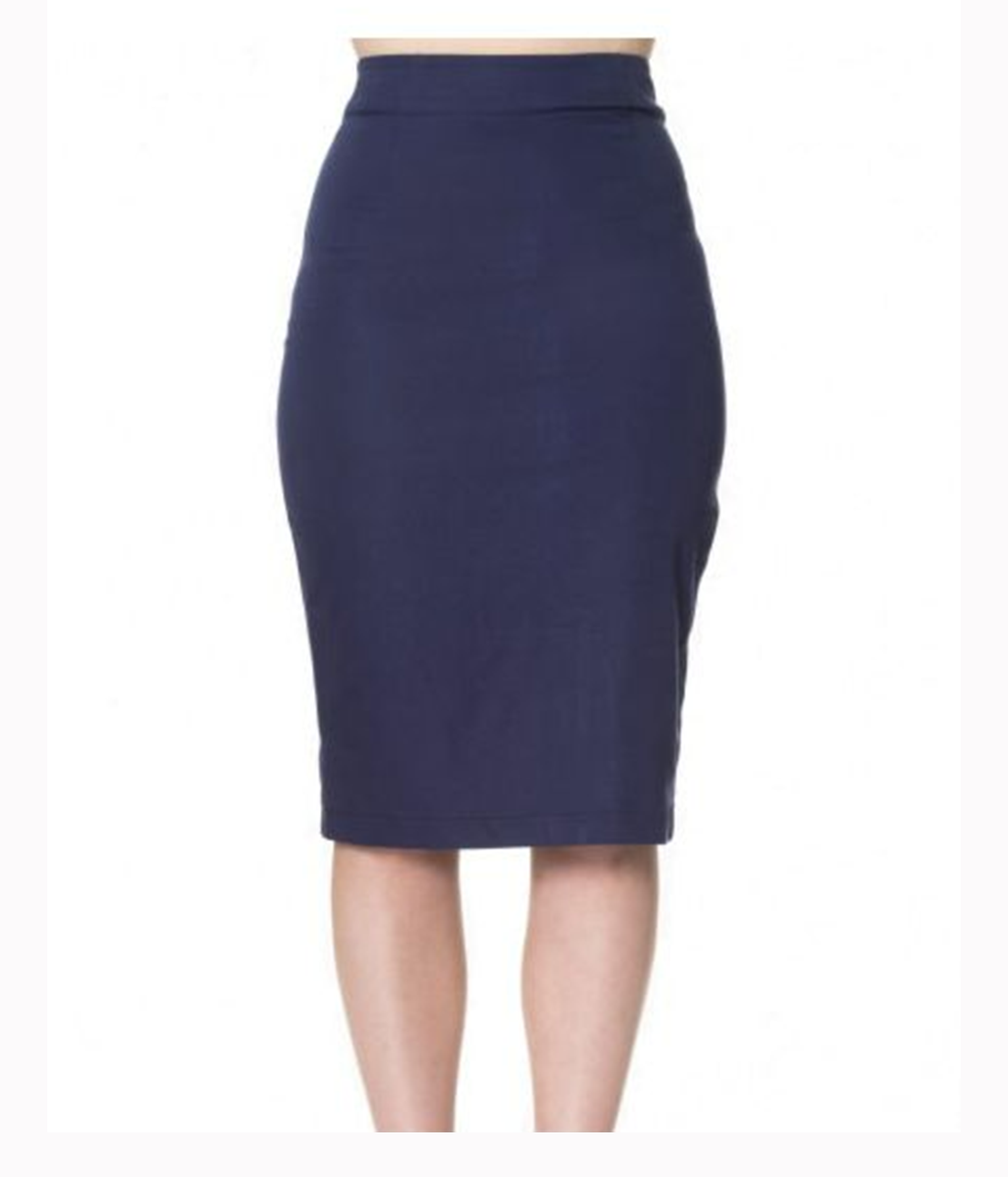 Sassy B Pencil Skirt Navy SK20211123