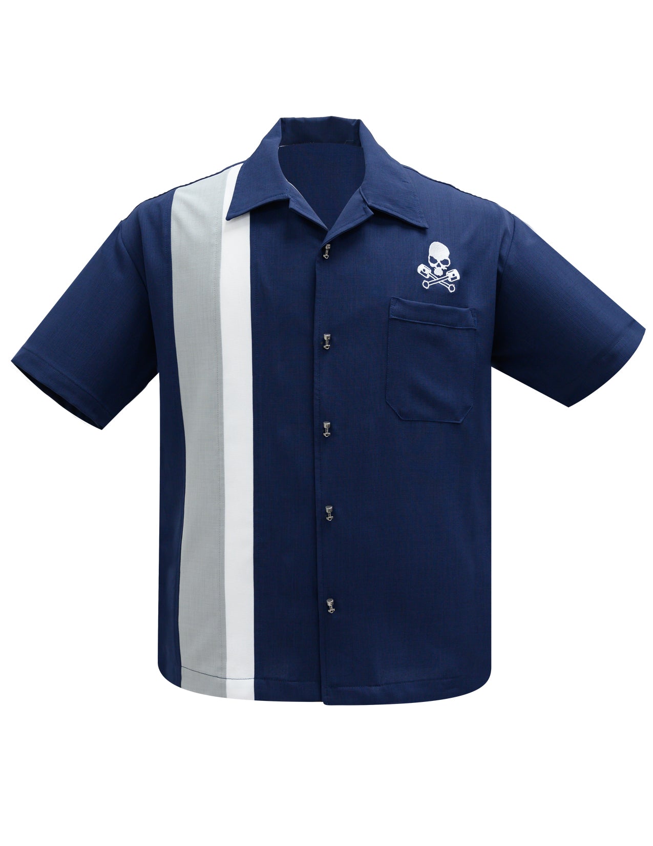 Sassy Piston Shirt - Navy